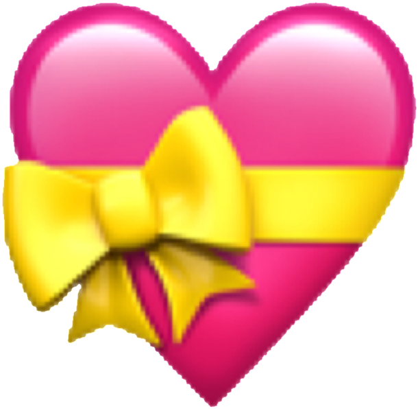 Heartwith Ribbon Emoji PNG Image