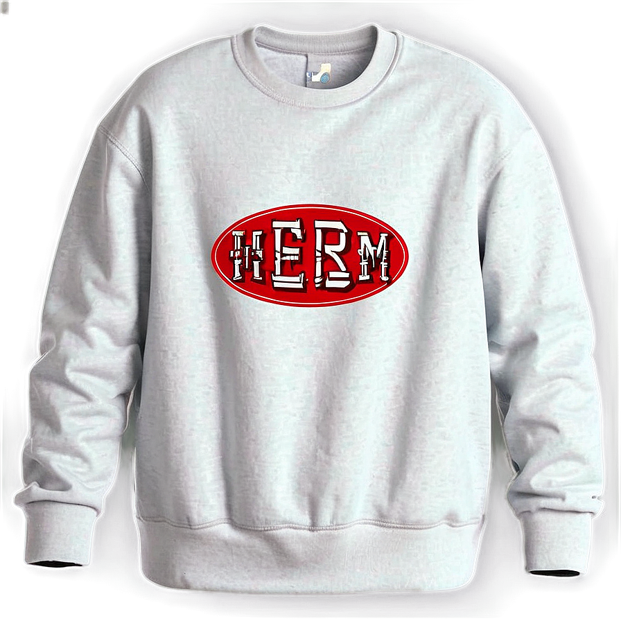 Heathered Crewneck Sweatshirt Png Ntj93 PNG Image