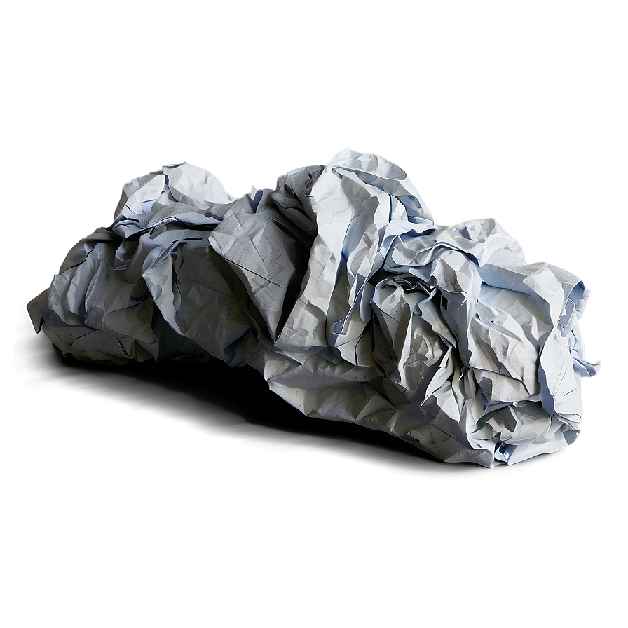 Heavy Crumpled Paper Png Cku68 PNG Image