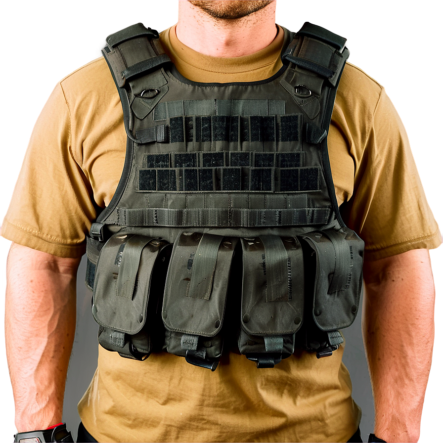 Heavy Duty Bulletproof Vest Png 19 PNG Image