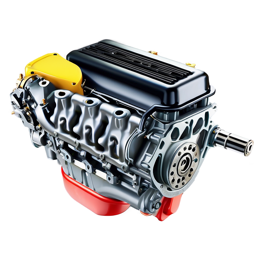 Heavy-duty Car Engine Detail Png 06132024 PNG Image