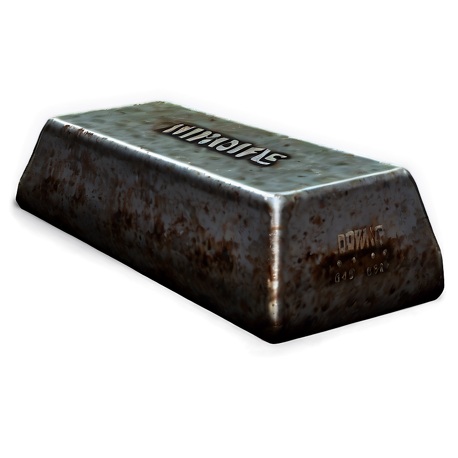 Heavy Iron Ingot Object Png 53 PNG Image