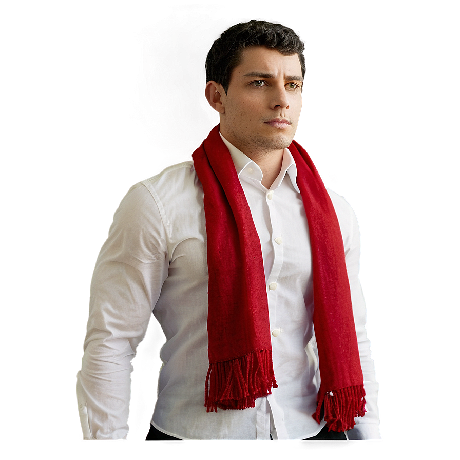 Heavy Red Scarf Png 37 PNG Image