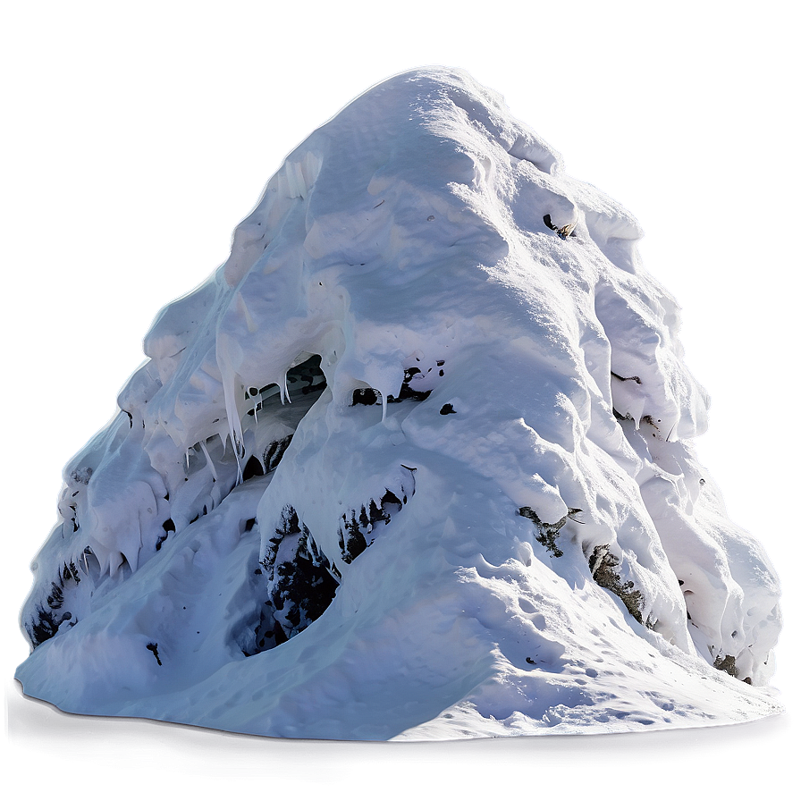 Heavy Snow Pile Png Qbi PNG Image