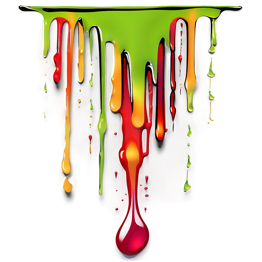 Heavy Spray Paint Drip Png Bsu PNG Image