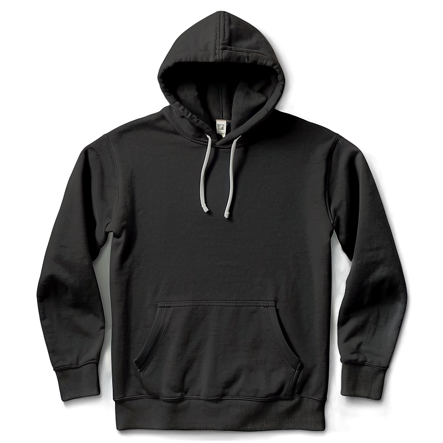 Heavyweight Black Hoodie Png Mrl PNG Image