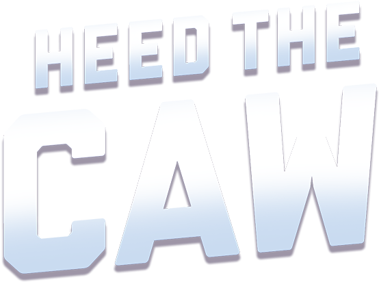 Heed The Caw Text Logo PNG Image