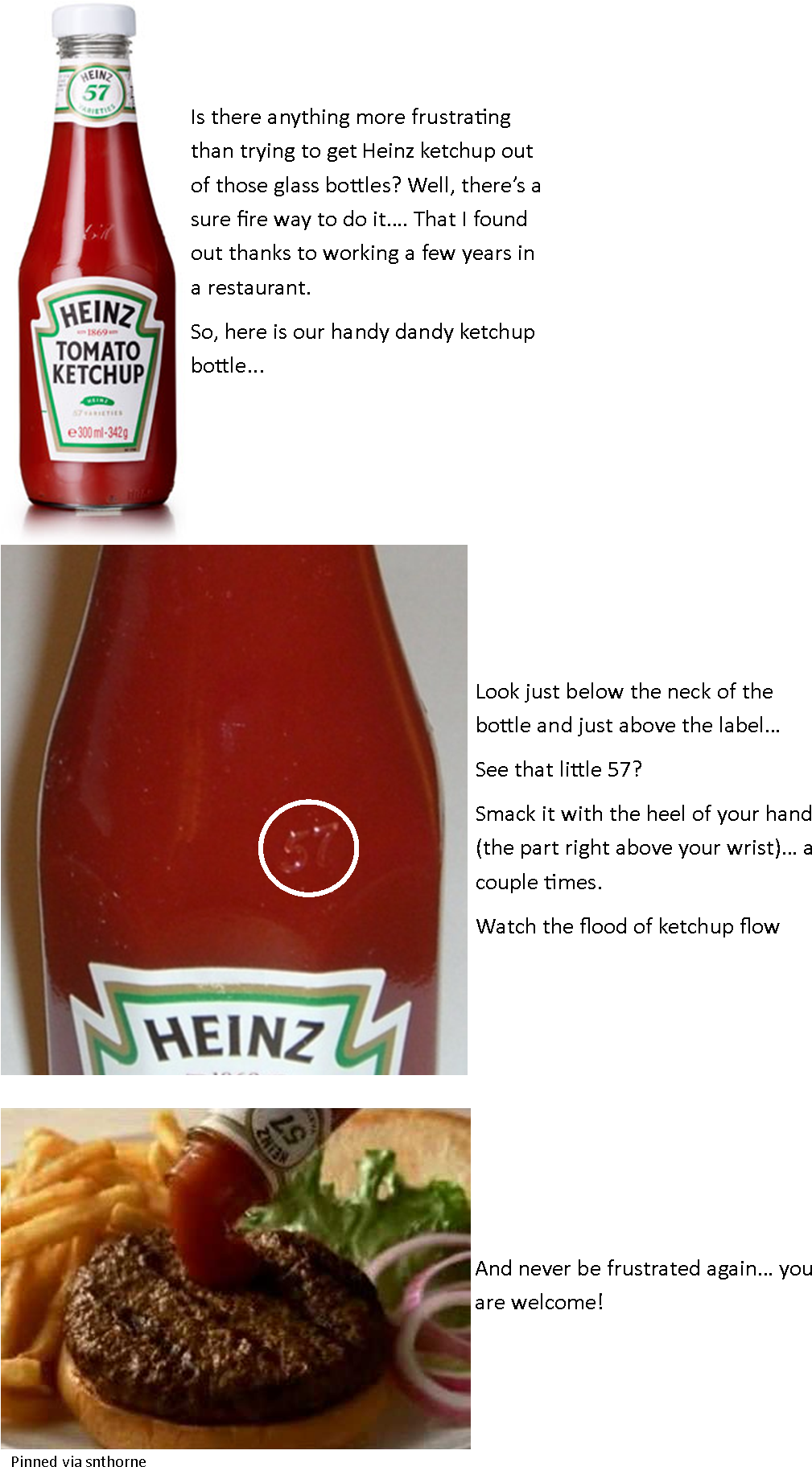 Heinz Ketchup Tipsand Bottle PNG Image