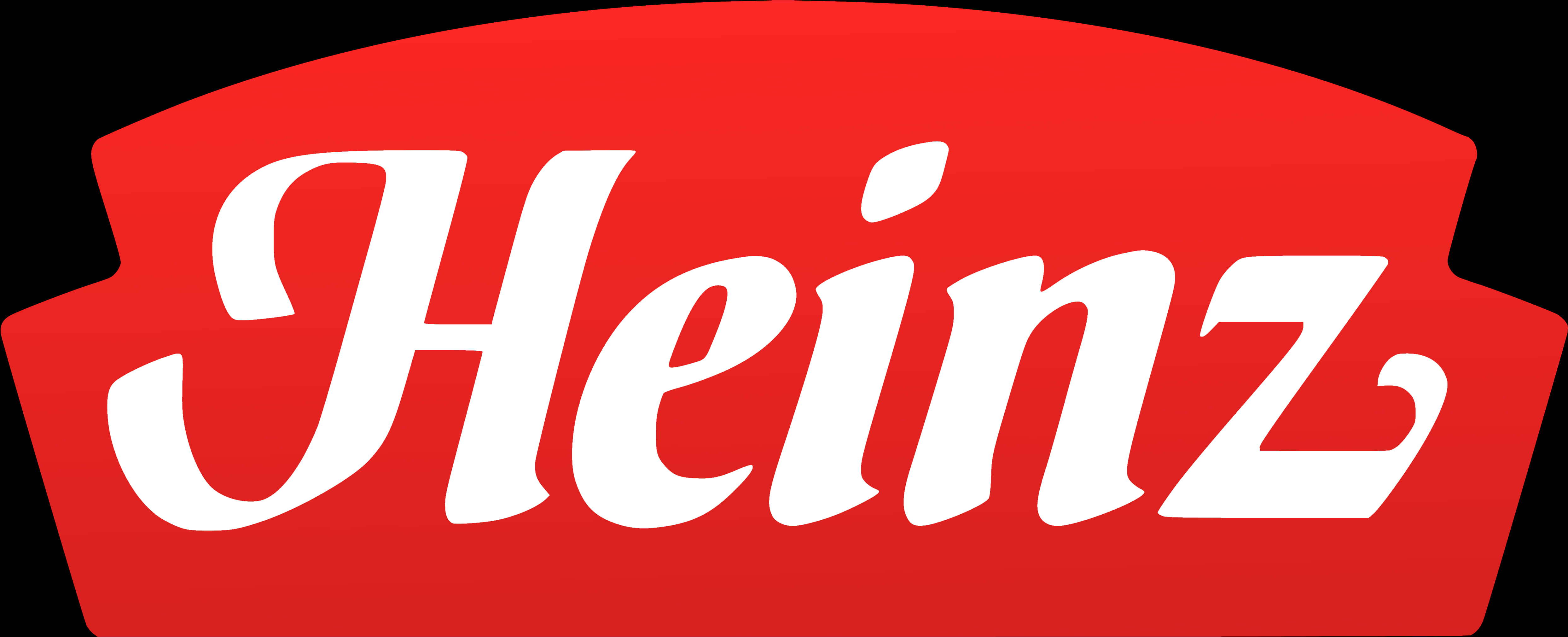 Heinz Logo Red Background PNG Image