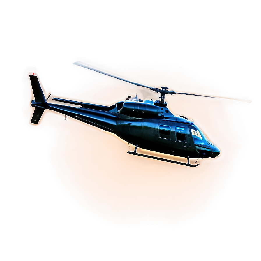 Helicopter In Sunset Png 05212024 PNG Image