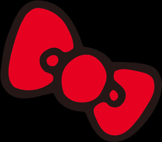 Hello Kitty Bow Icon PNG Image