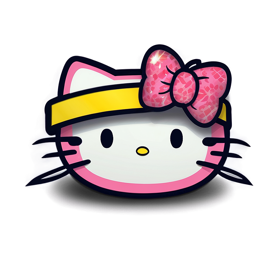 Hello Kitty Bow Png Tmj62 PNG Image