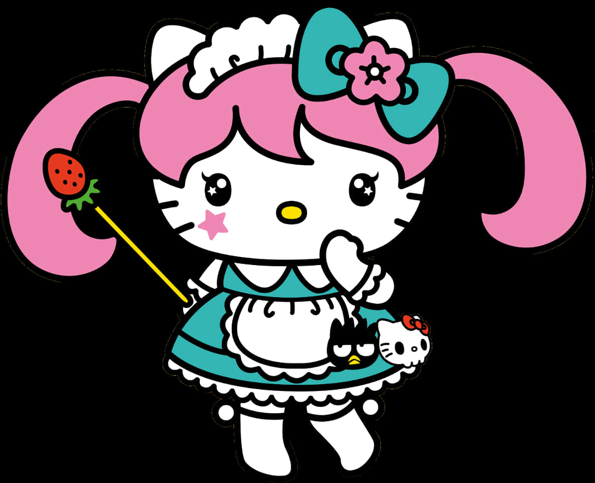 Hello Kitty Fairy Tale Character PNG Image