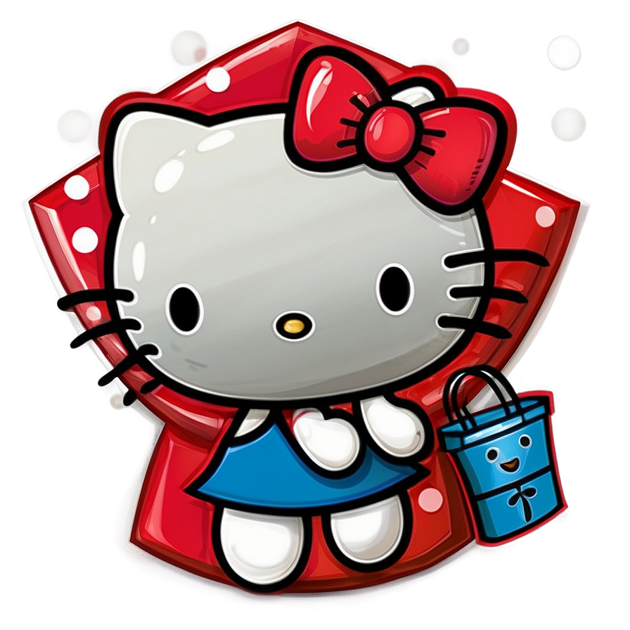 Hello Kitty Shopping Png Csq53 PNG Image