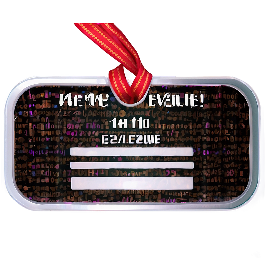 Hello My Name Is Event Tag Png Brk50 PNG Image