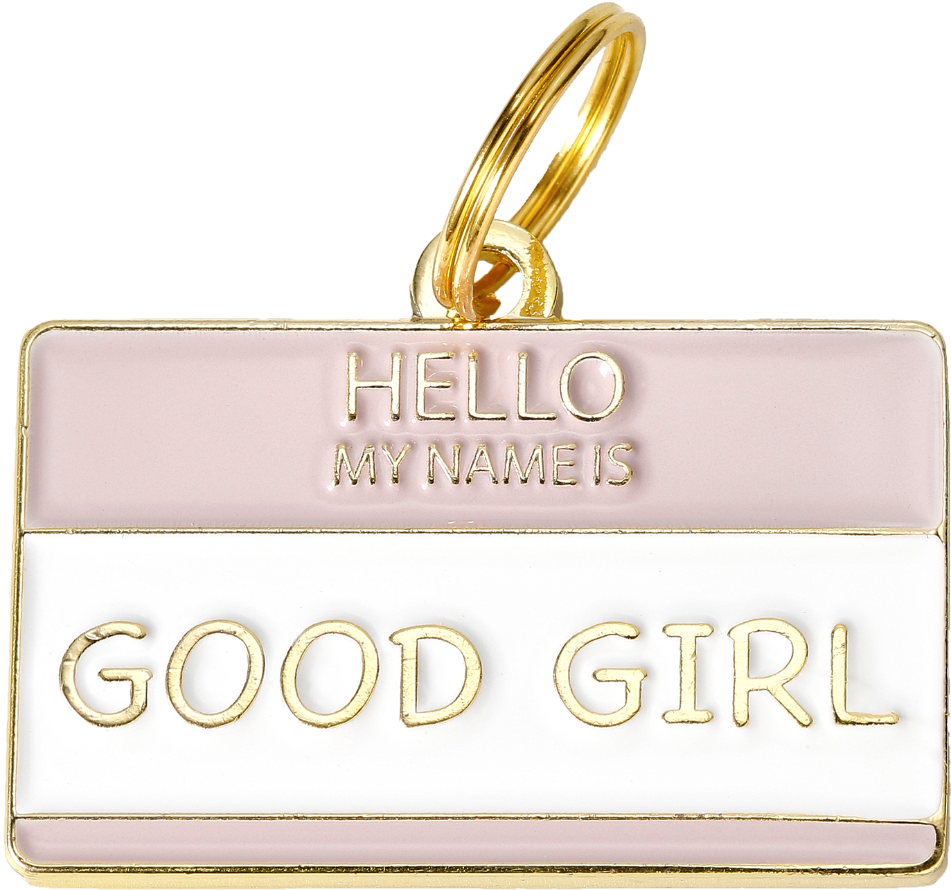 Hello My Name Is Good Girl Tag PNG Image