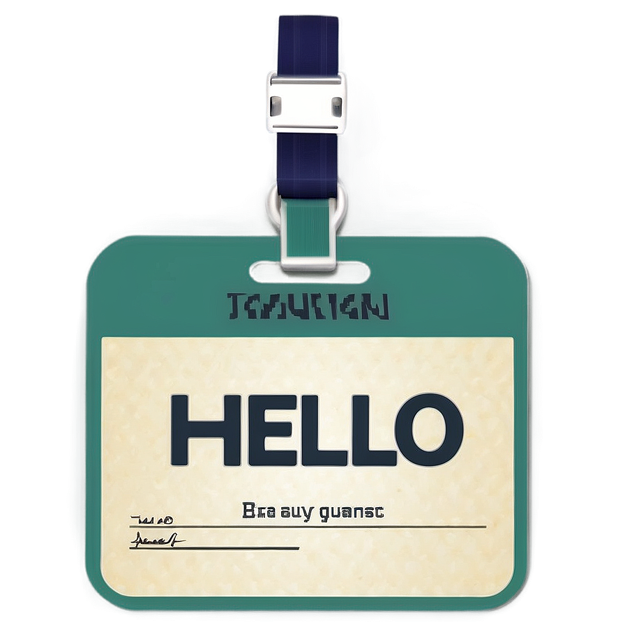 Hello My Name Is Tag Png 51 PNG Image