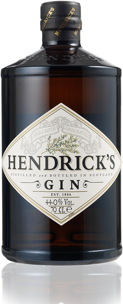 Hendricks Gin Bottle Product Image PNG Image