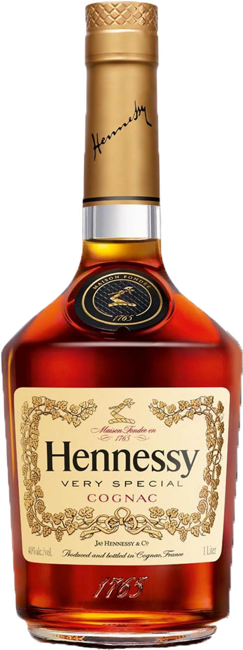 Hennessy Very Special Cognac Bottle PNG Image