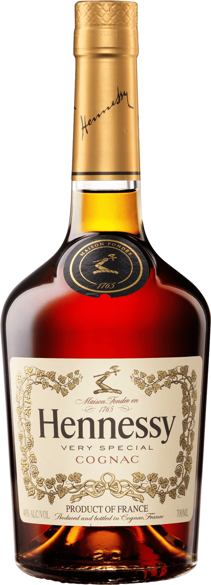 Hennessy Very Special Cognac Bottle PNG Image