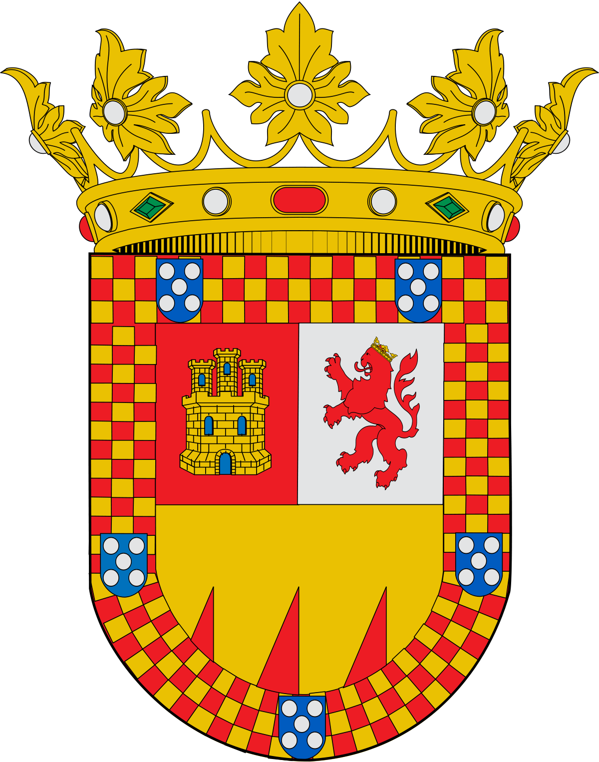 Heraldic_ Coat_of_ Arms_with_ Crown PNG Image