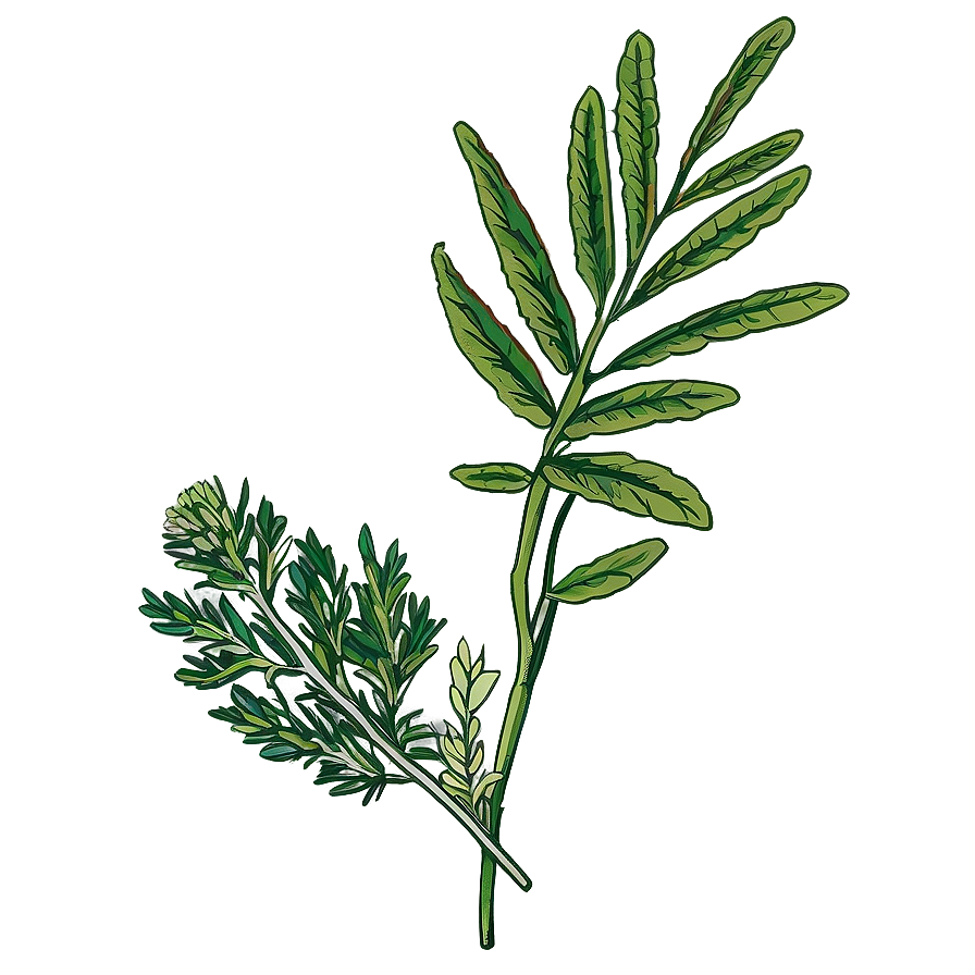 Herb Illustration Png Hmj59 PNG Image