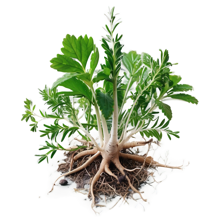 Herb With Roots Png Jti25 PNG Image