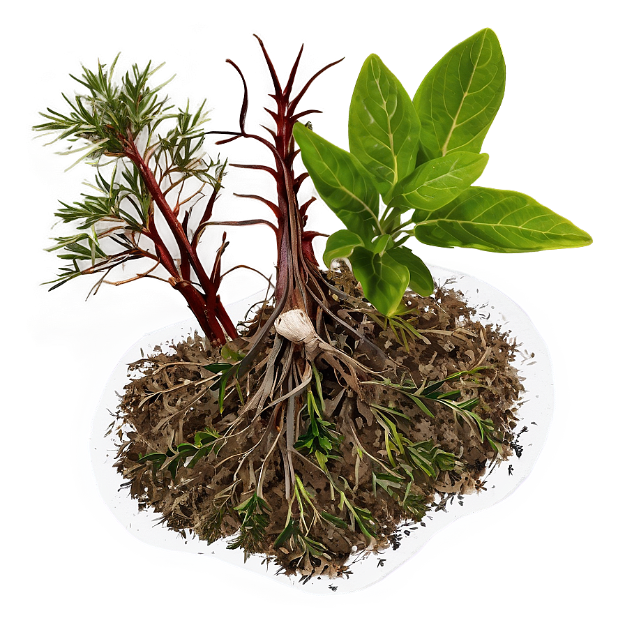 Herb With Roots Png Sju PNG Image