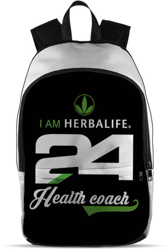 Herbalife Health Coach Branded Backpack PNG Image