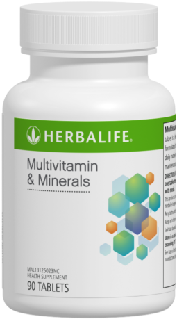 Herbalife Multivitamin Minerals Supplement Bottle PNG Image