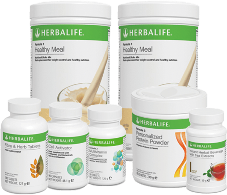 Herbalife Nutrition Products Range PNG Image