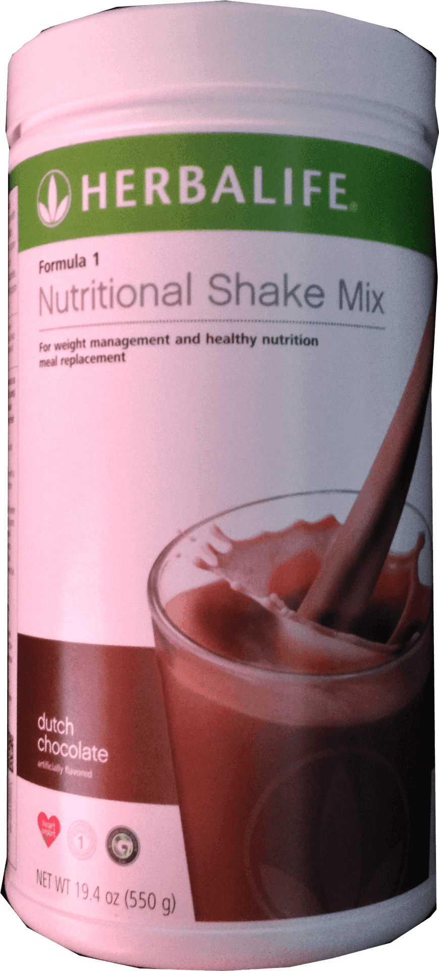 Herbalife Nutritional Shake Mix Dutch Chocolate PNG Image