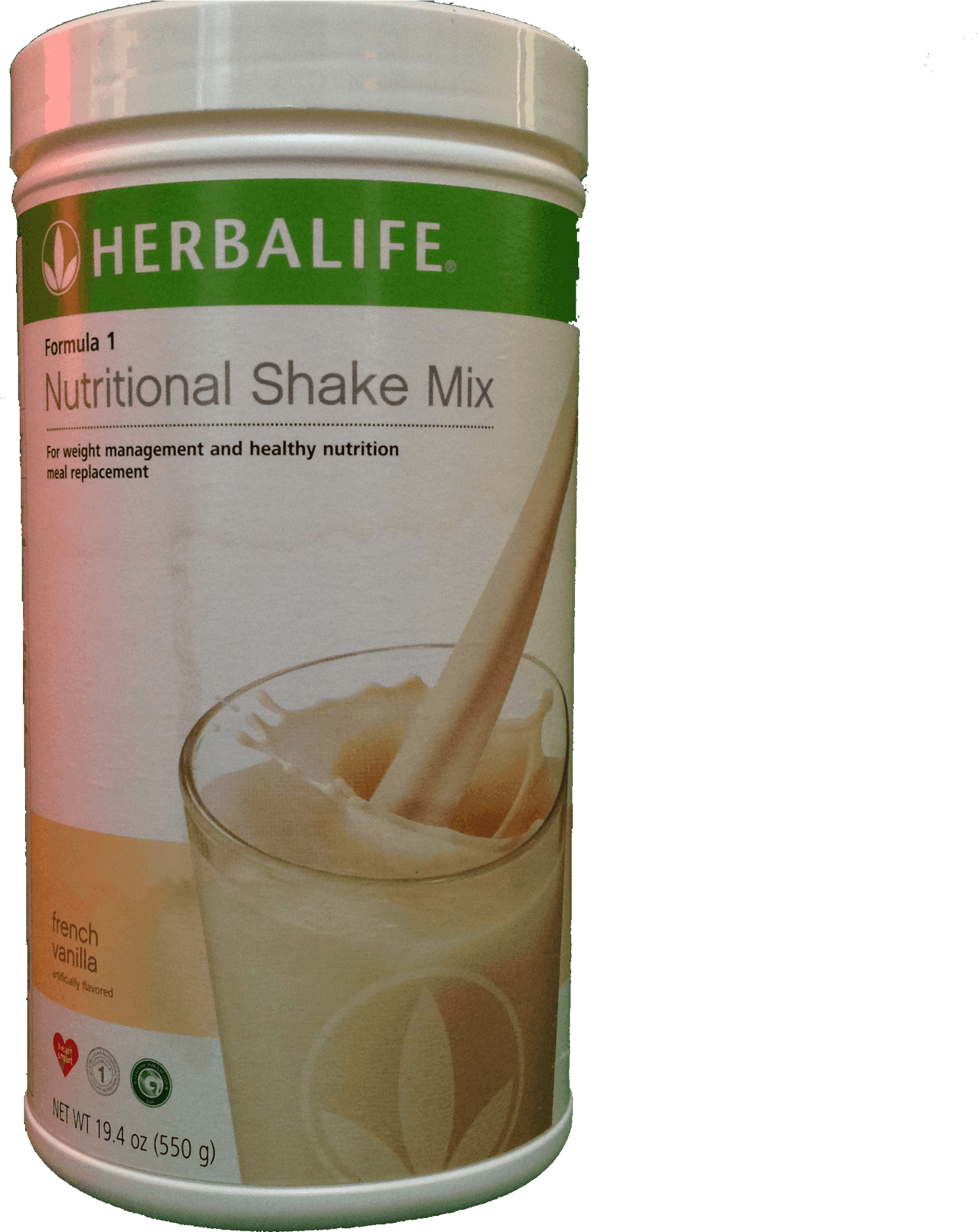 Herbalife Nutritional Shake Mix French Vanilla PNG Image