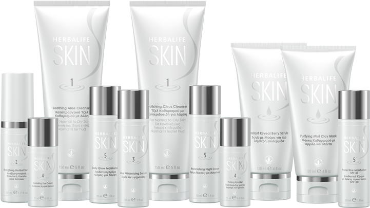 Herbalife Skin Care Products Range PNG Image