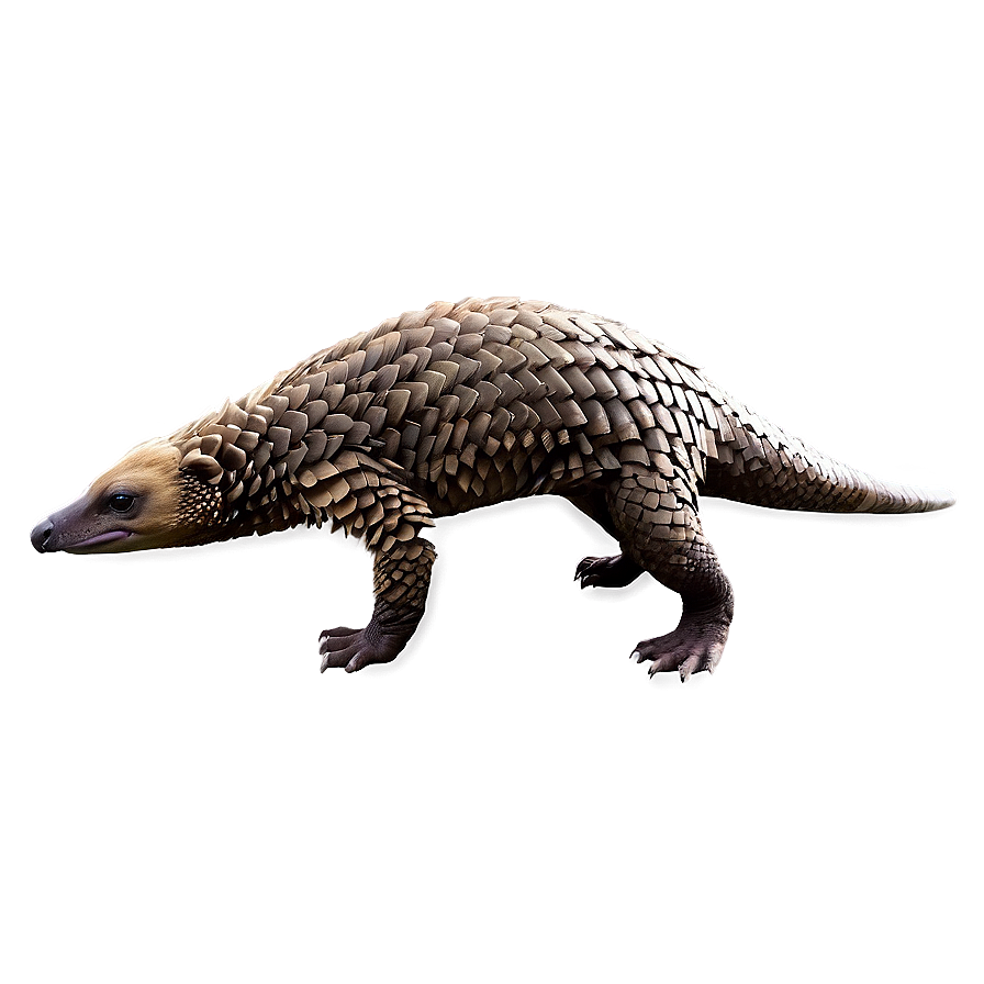 Heroic Pangolin Pose Png Wrg3 PNG Image