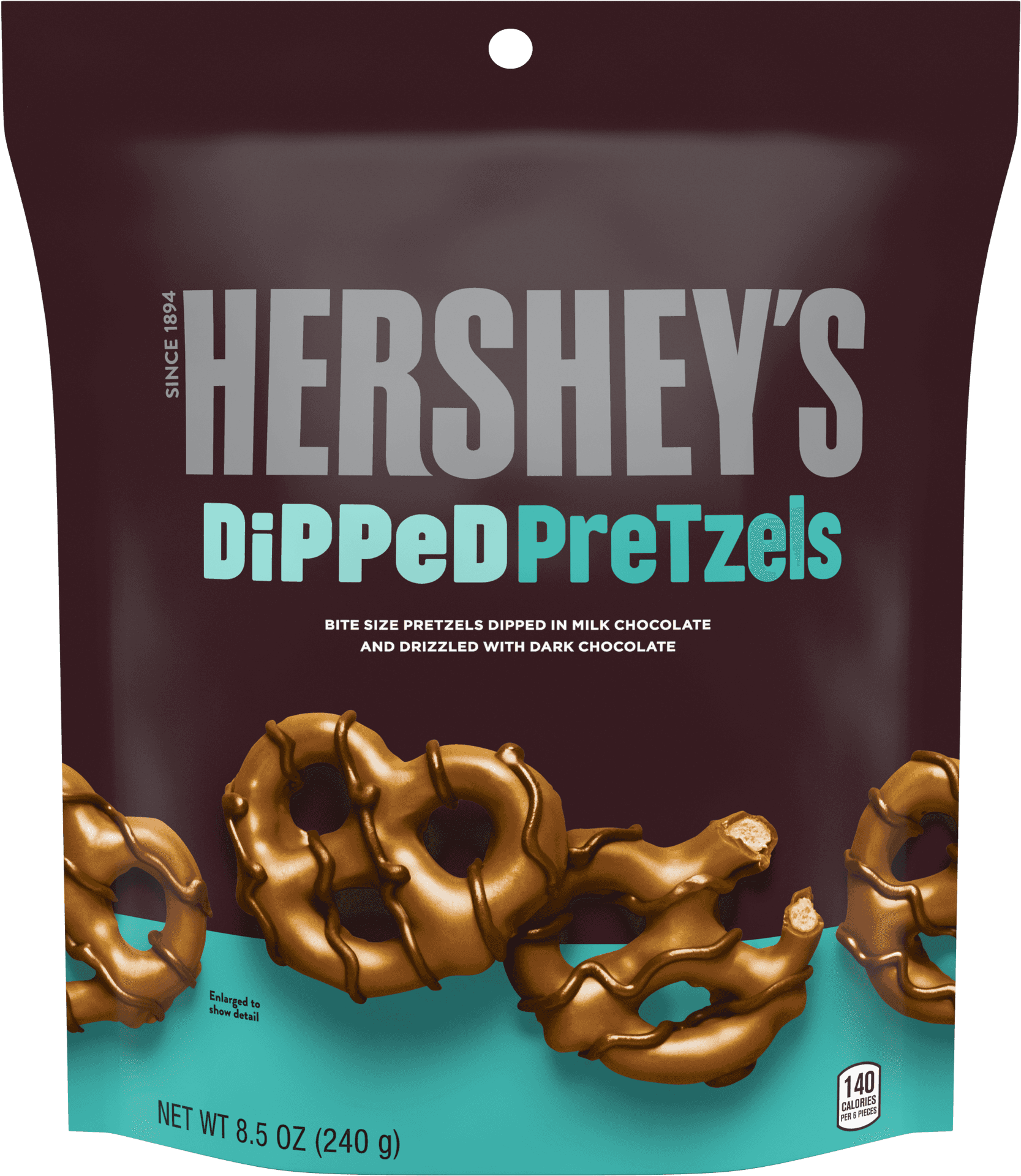 Hersheys Dipped Pretzels Packaging PNG Image