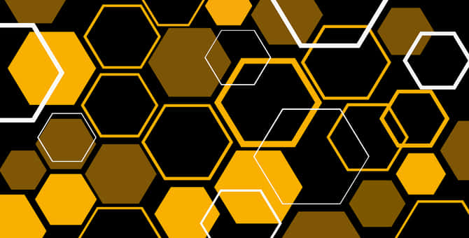 Hexagonal Pattern Abstract Background PNG Image