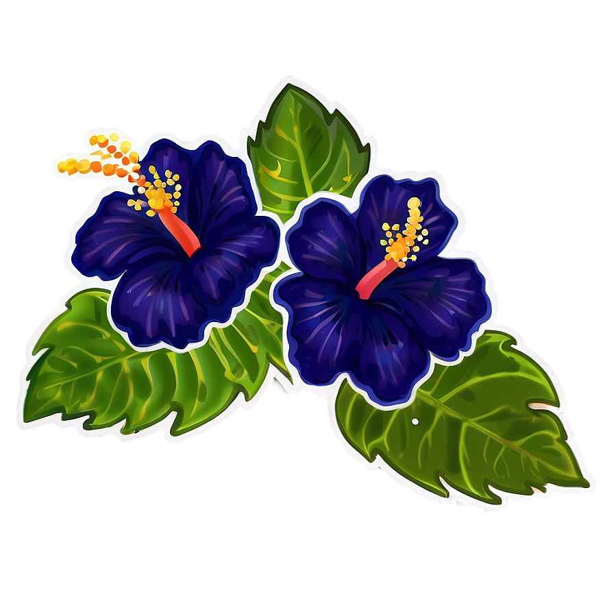 Hibiscus Decor Png 13 PNG Image