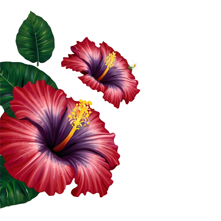 Hibiscus Greeting Png 42 PNG Image