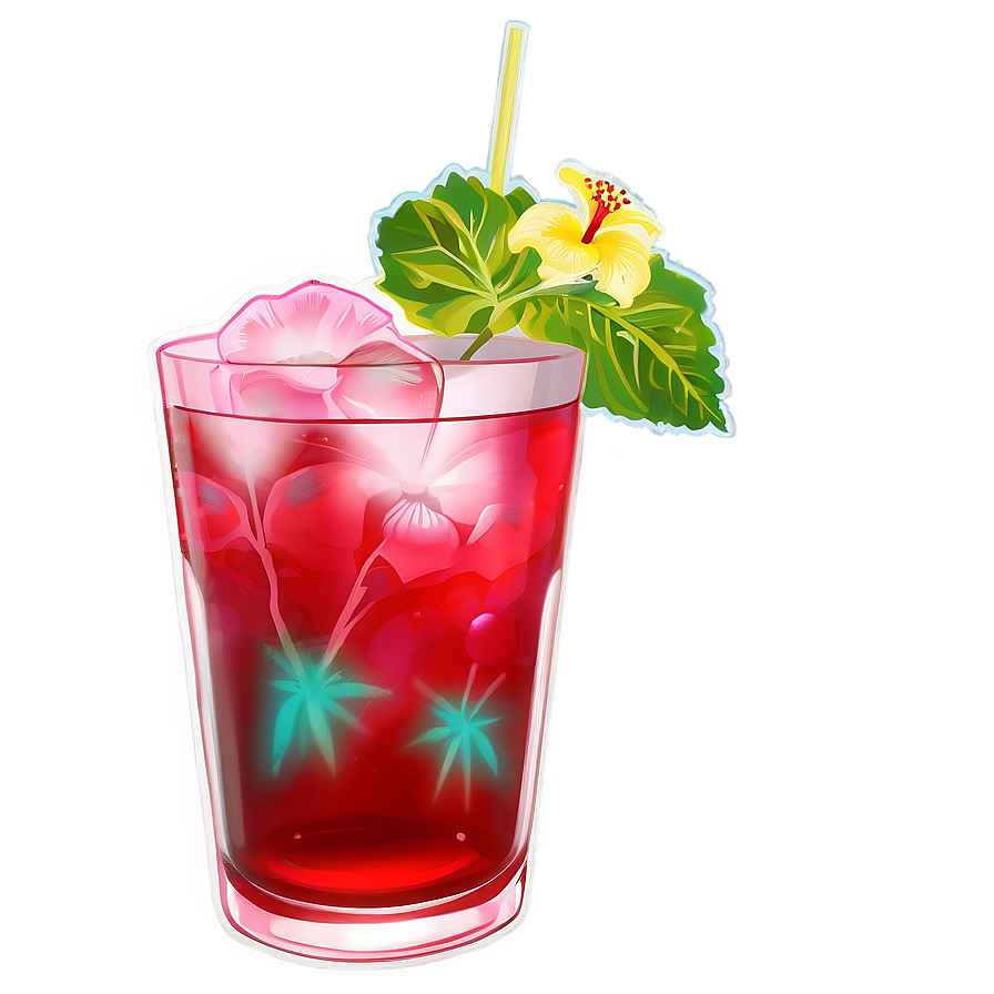 Hibiscus Iced Tea Charm Png 27 PNG Image