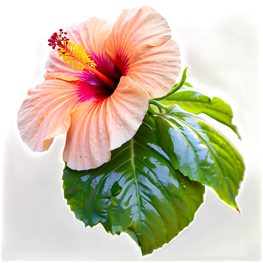 Hibiscus Sunset Glow Png 05232024 PNG Image