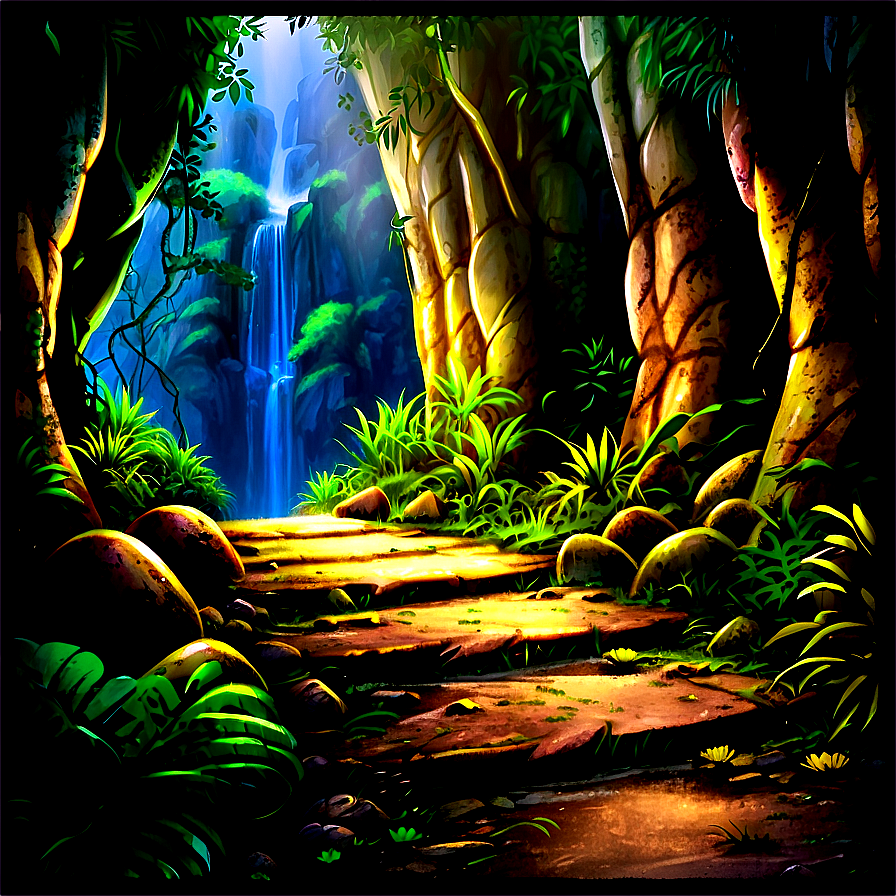 Hidden Cave Path Png 06202024 PNG Image