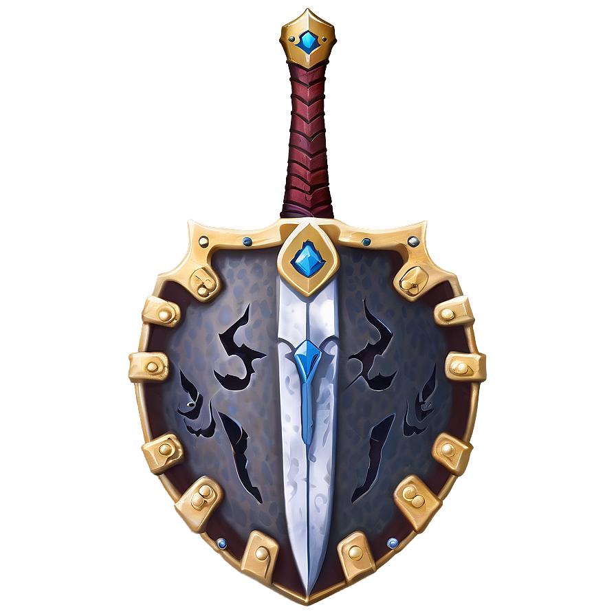 Hidden Sword And Shield Png 61 PNG Image