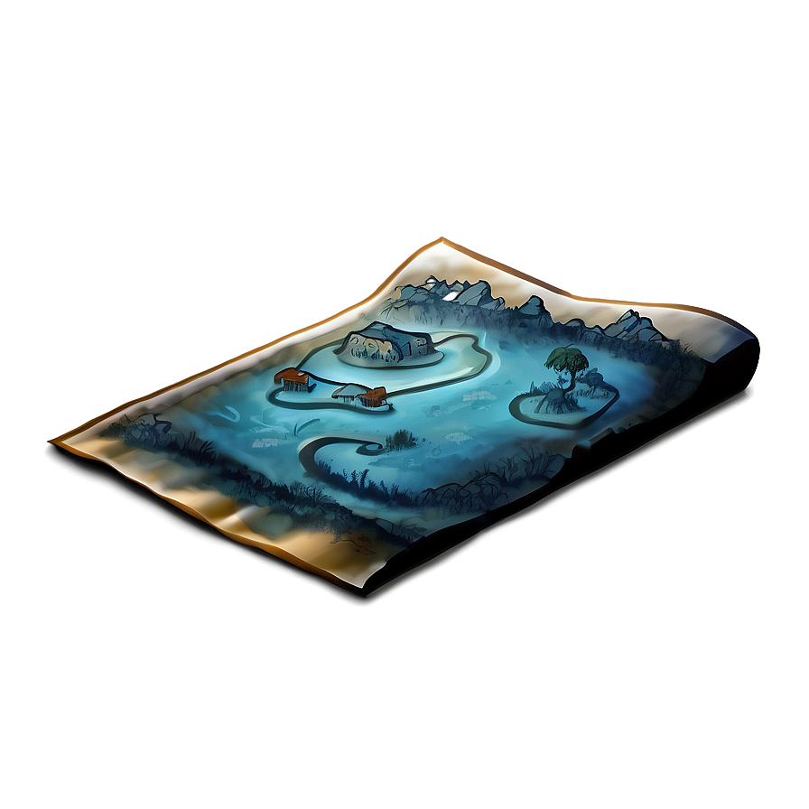 Hidden Treasure Map Png Ber PNG Image