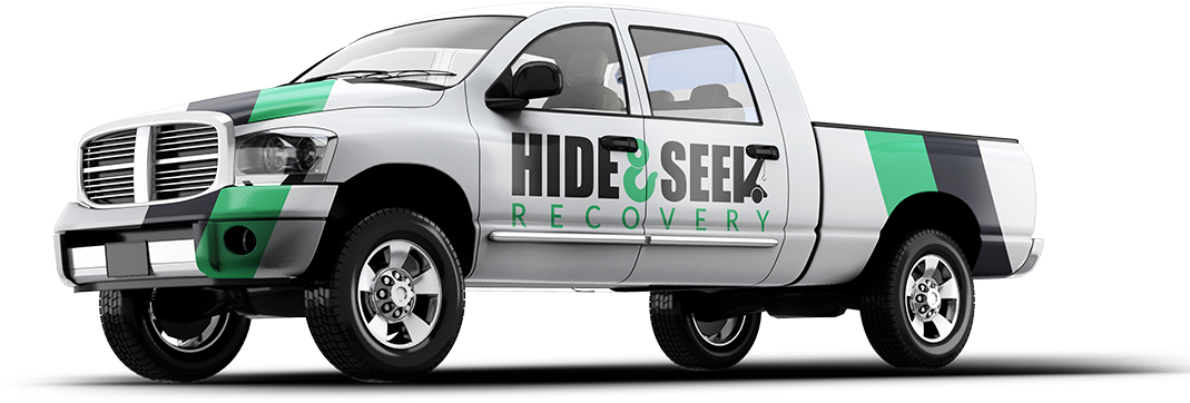 Hideand Seek Recovery Truck PNG Image