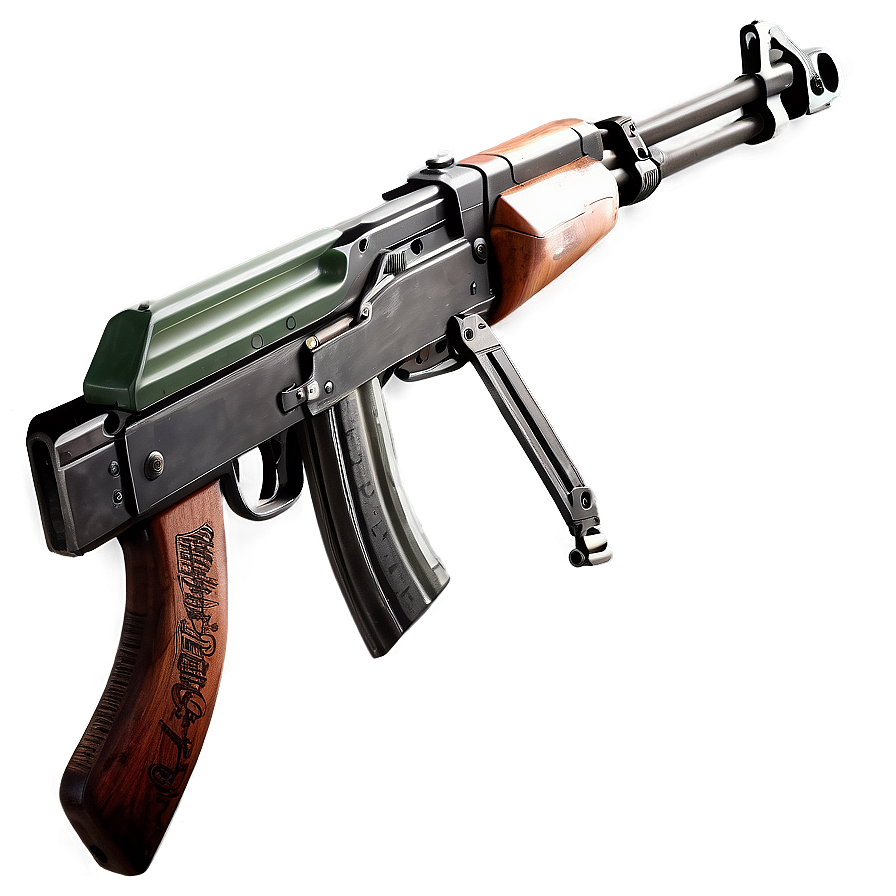 High Detail Ak 47 Png Icp PNG Image