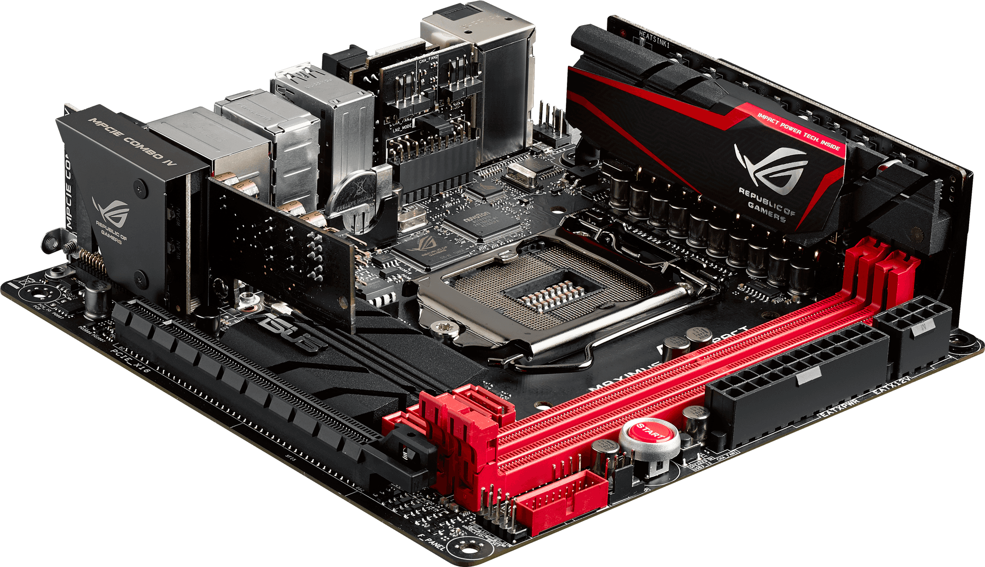 High Performance Gaming Motherboard PNG Image