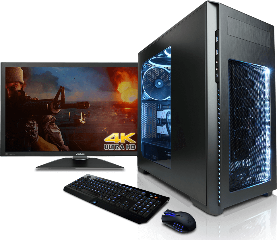 High Performance Gaming Setup PNG Image