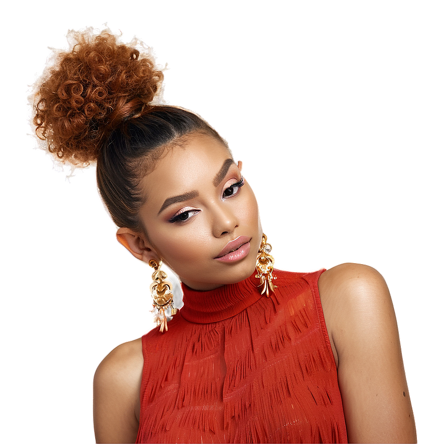 High Ponytail Fashion Png 62 PNG Image