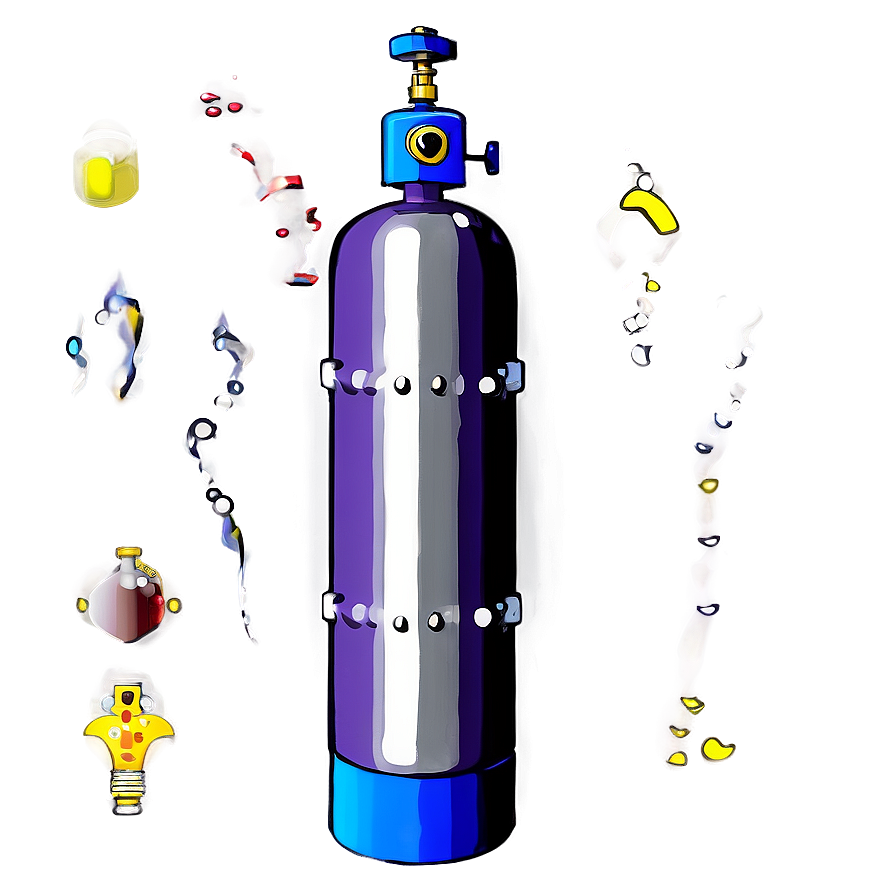 High-pressure Gas Cylinder Png 06262024 PNG Image